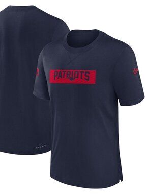 Nike New England Patriots Sideline Performance T-Shirt – Navy – Men’s XL 🏈🔥